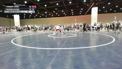 157 lbs Quarters - Forrest Uhing, NE vs Holden Jacobs, TX