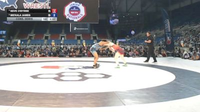 125 lbs Cons. Semis - Neve O'Byrne, Pennsylvania vs Me'kala James, California
