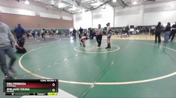 113 lbs Cons. Round 2 - Emiliano Osuna, Ramona vs Dru Pedroza, Glendora