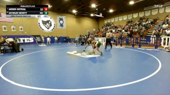 138 lbs 3rd Place Match - Aeden Ortega, El Diamante vs Jaymari Hewitt, Hoover