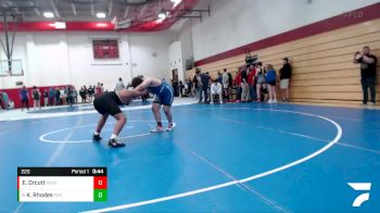 220 lbs Cons. Round 4 - Kyrese Rhodes, Providence Cristo Rey vs Euan Orcutt, Avon