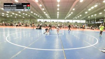 85 lbs Round Of 16 - Michael Nicosia, Mat Assassins Red vs Sebastian Shine, All-American Wrestling Club MS