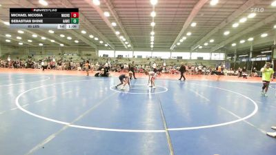 85 lbs Round Of 16 - Michael Nicosia, Mat Assassins Red vs Sebastian Shine, All-American Wrestling Club MS
