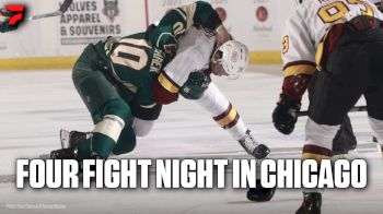 Fight Night In Chicago: Wolves, Wild Drop The Gloves Often In AHL Tilt