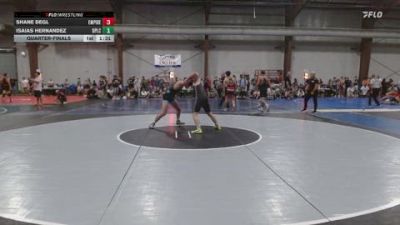 144 lbs Quarterfinal - Shane Degl, Empire Wrestling Academy vs Isaias Hernandez, Depaul Catholic