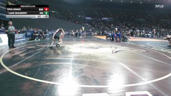 4A Boys 190 lbs Champ. Round 1 - Lake Mulberry, Philomath Boys vs Tryg Zemke, Madras Boys