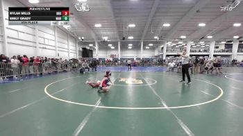 69 lbs 5th Place - Nylah Mills, Bristol vs Emily Grady, Maine Trappers WC