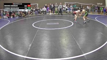 120 lbs Cons. Round 2 - Brooks Sheridan, Camas vs Cormac Nicholson, West Linn