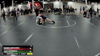 76 lbs Round 1 (4 Team) - Damien Hernandez, Red Devil WC vs Nate Patterson, Virginia Patriots