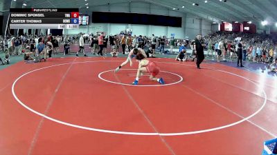 157 lbs Champ. Round 1 - Dominic Sponsel, The Wrestling Academy vs Carter Thomas, Union County Wrestling Club