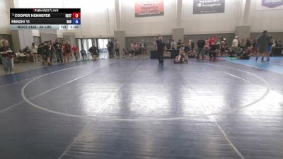 84 lbs Cons. Sub-quarters - Cooper Hennefer, Declo Stingers vs Renzhi Yi, Bay Area Dragons