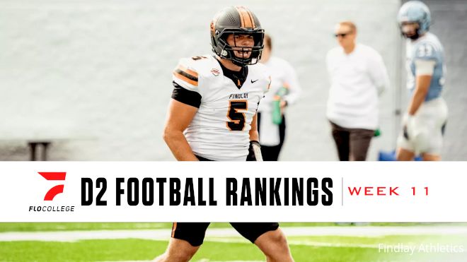 D2 Football Rankings 2025 Week 11: Findlay Top 10, Western Oregon To No. 19