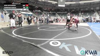 130 lbs Consolation - Josh Hutcheson, Wagoner Takedown Club vs Christian Garcia, Eufaula Ironheads Wrestling Club