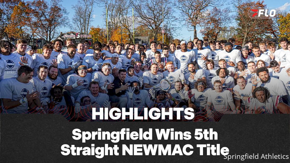Springfield Football Named 2025 NEWMAC Champions
