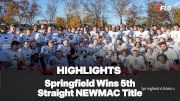 Springfield Football Named 2025 NEWMAC Champions