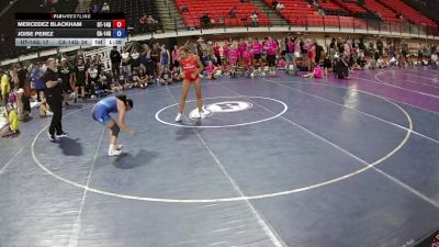 126 lbs Mercedez Blackham, Utah 14U Girls vs Joise Perez, California 14U Girls