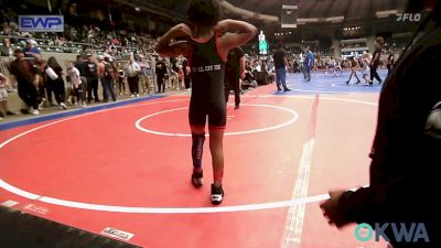 70 lbs Quarterfinal - King Walker, Tulsa Blue T Panthers vs Beau Fisher, Salina Wrestling Club