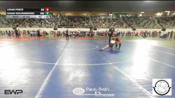 68 lbs Final - Logan Ponce, Raw Wrestling Club vs Hagan Wolfenberger, Sand Springs Jr High
