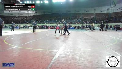 87 lbs 3rd Place - Gabby Riley-Mitchell, Ponca City LadyCat Wrestling vs Olivia Henderson, Harrah