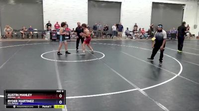 165 lbs Round 1 (8 Team) - Austin Manley, Indiana vs Ryder Martinez, Colorado