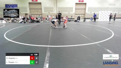 79 lbs Rr Rnd 2 - Hudson Koppes, Big Game Wrestling Club vs Landon Thayer, MWC Wrestling Academy