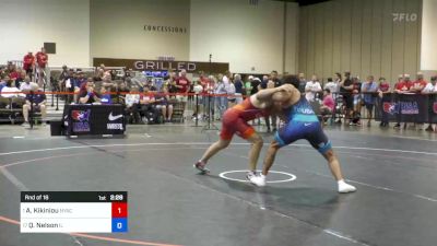 82 kg Rnd Of 16 - Aliaksandr Kikiniou, NYAC vs Quinlan Nelson, Illinois