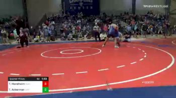 210 lbs Quarterfinal - Tyler Mendheim, South Georgia Athletic Club vs Thomas Ackerman, Unattached