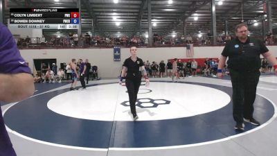 57 kg Cons. Sub-rd Of 16 - Colyn Limbert, Pittsburgh Wrestling Club vs Bowen Downey, Panther Wrestling Club RTC