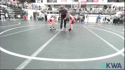 46 lbs Rr Rnd 1 - Elijah Mannis, Carl Albert vs Gunner Poeling, Duncan Demon Wrestling