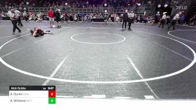 68.9-75.5 lbs Final - Alexcia Duran, South Central Punisher Wrestling Club vs Annabelle Williams, Mountain Home Flyers