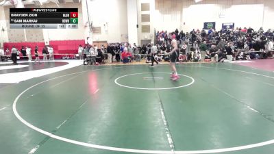 138 lbs Round Of 32 - Brayden Zion, New London vs Sam Markaj, Notre Dame-West Haven