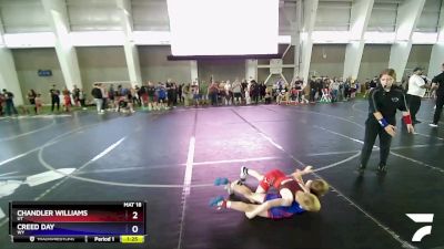 53 lbs Quarterfinal - Chandler Williams, UT vs Creed Day, WY