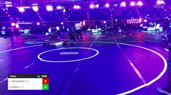 132 lbs Consi Of 16 #1 - Leonides Fernandez, Independent vs Josiah Quinn, Bald Eagle