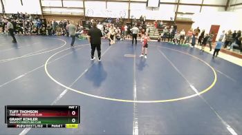 65 lbs Champ. Round 1 - Tuff Thomson, True Grit Wrestling Club vs Grant Kohler, Wasatch Wrestling Club