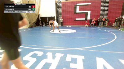 138 lbs Consi Of 8 #1 - Jd Lucas, Hingham vs Ryan Ice, Minnechaug