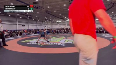 75 lbs Round 1 - Anna Divello, Skyline vs Chloe Ashby, Unattached