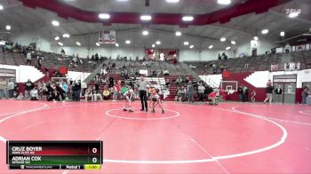 60-63 lbs 7th Place Match - Cruz Boyer, PAWS Elite WC vs Adrian Cox, Intense WC