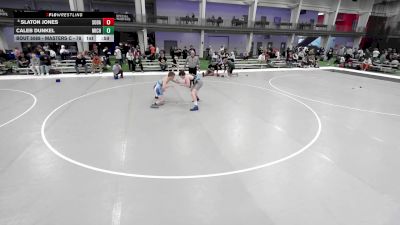 16U Boys - 157 lbs Cons. Round 2 - Caleb Dunkel, Michigan vs Slaton Jones, South Dakota