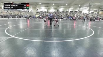 75 lbs Quarterfinal - Austin Johnston, GroundZero vs Lane Blair, Fairview Jackets Youth Wrestling