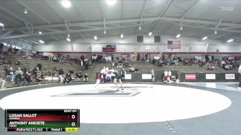 125 lbs Quarterfinal - Anthony Aniciete, Tiffin vs Logan Sallot, Gannon