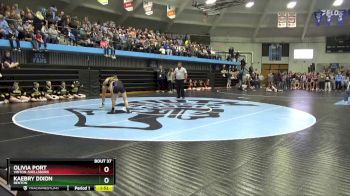 105 lbs Round 2 - Olivia Port, Vinton-Shellsburg vs Kaebry Dixon, Benton