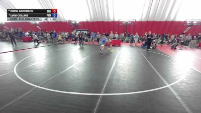 144 lbs Cons. Sub-quarters - Drew Anderson, Sebolt Wrestling Academy vs Liam Collins, Pinnacle