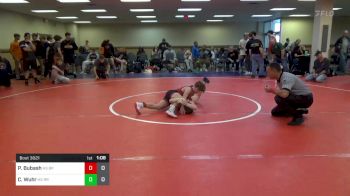 98 lbs Rr Rnd 3 - Preston Bubash, Bethel Park HS vs Chance Wuhr, Ragin Raisins Catawba HS