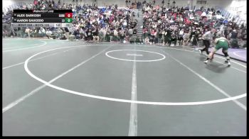 Boys 126 lbs Cons. Round 1 - Alex Sarkosh, Gunn Boys vs Aaron Saucedo, Live Oak Boys