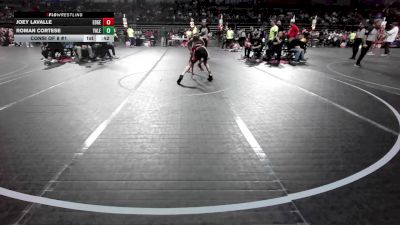 85 lbs Consi Of 8 #1 - Joey LaValle, Edge Wrestling vs Roman Cortese, Yale Street