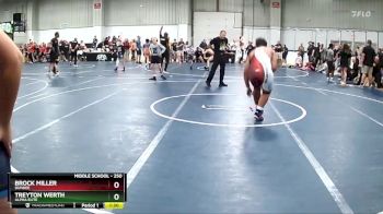 250 lbs Round 2 - Treyton Werth, Alpha Elite vs Brock Miller, Dundee