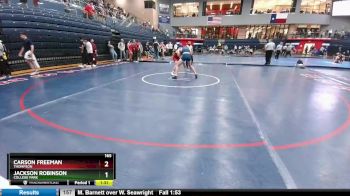 165 lbs Round 5 - Carson Freeman, Thompson vs Jackson Robinson, College Park