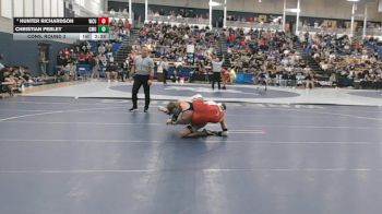 174 lbs Cons. Round 3 - Hunter Richardson, Western Colorado vs Christian Pebley, Colorado Mesa