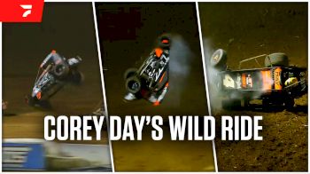 Corey Day Flips Violently At USAC Hangtown 100