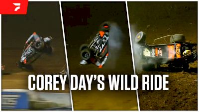 Corey Day Flips Violently At USAC Hangtown 100